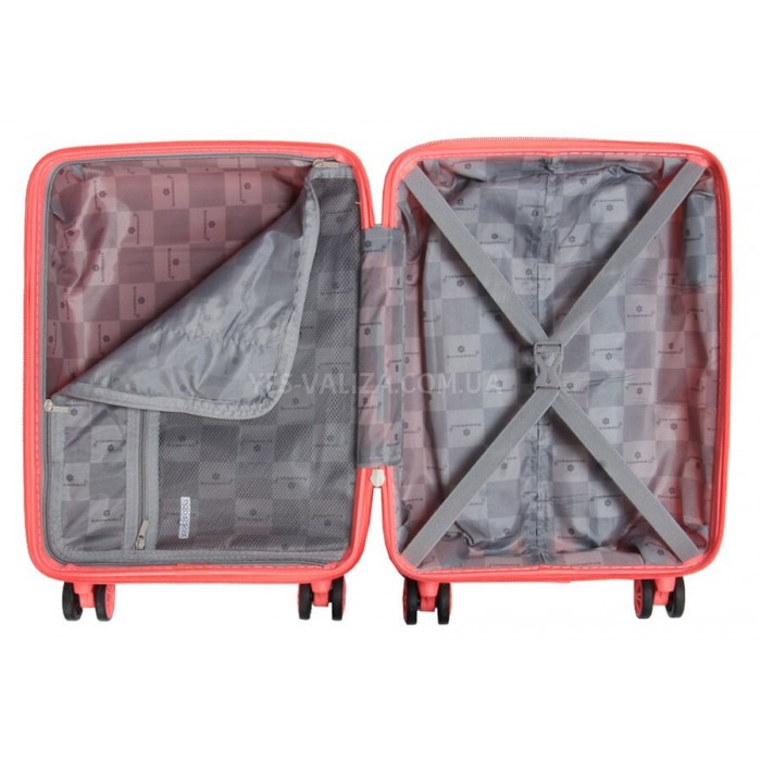 Чемодан ручная кладь XS полипропилен коралл 49х32х18/25л/2.6кг/Snowbal, фото 11
