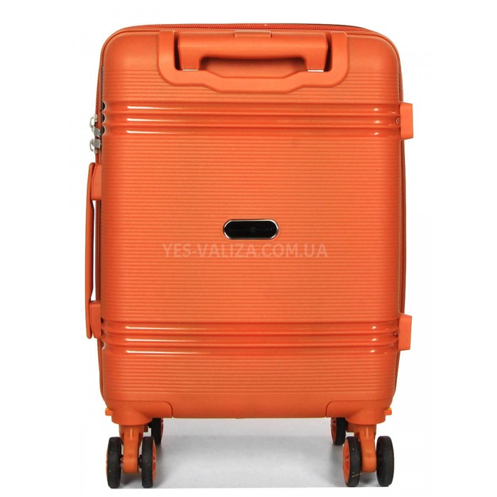 Валіза ручна поклажа XS поліпропілен помаранч49х32х18/25л/2.6кгSnowbal, фото 3