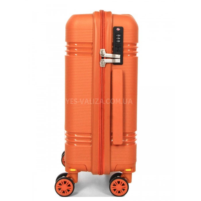 Чемодан ручная кладь XS полипропилен оранж 49х32х18/25л/2.6кг/Snowball, фото 4