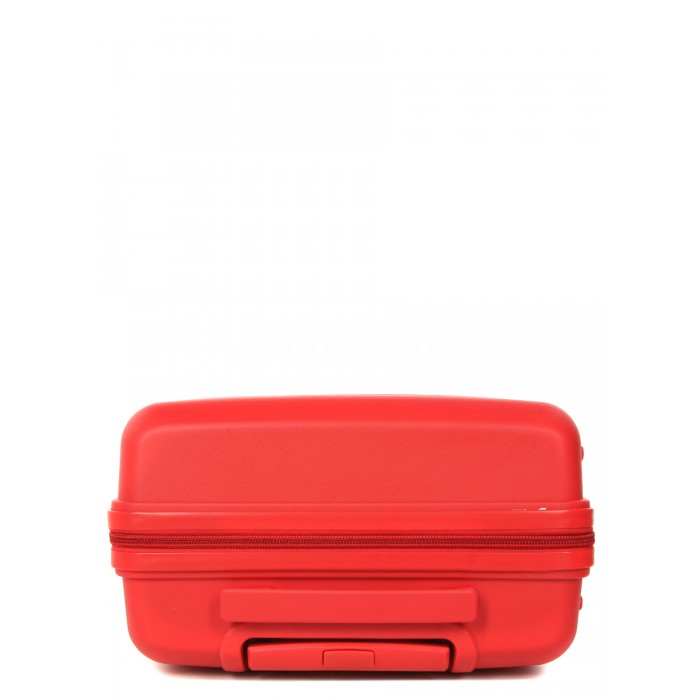 Чемодан ручная кладь XS полипропилен красный49х32х18/25л/2.6кгSnowball, фото 6