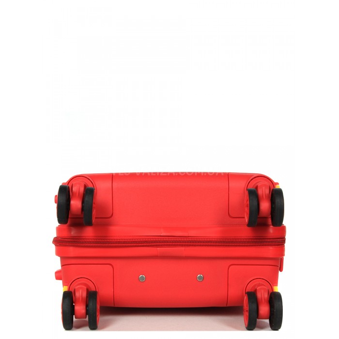 Валіза ручна поклажа XS поліпропілен червона 49х32х18/25л/2.6кгSnowbal, фото 7