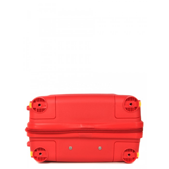 Валіза ручна поклажа XS поліпропілен червона 49х32х18/25л/2.6кгSnowbal, фото 8