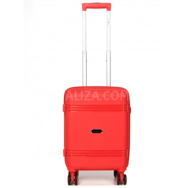 Валіза ручна поклажа XS поліпропілен червона 49х32х18/25л/2.6кгSnowbal