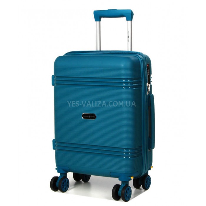 Чемодан ручная кладь XS полипропилен синий 49х32х18/25л/2.6кг/Snowball, фото 2