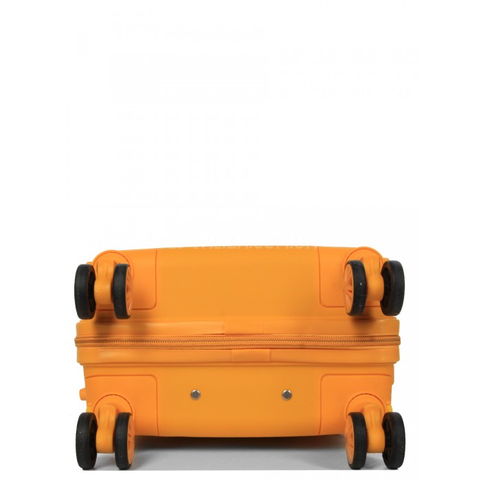 Валіза ручна поклажа XS поліпропілен жовта 49х32х18/25л/2.6кг/Snowball, фото 6