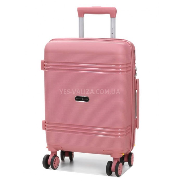 Валіза ручна поклажа XS поліпропілен рожева49х32х18/25л/2.6кг/Snowball, фото 2