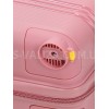 Чемодан ручная кладь XS полипропилен розовый49х32х18/25л/2.6кг/Snowbal, фото 21