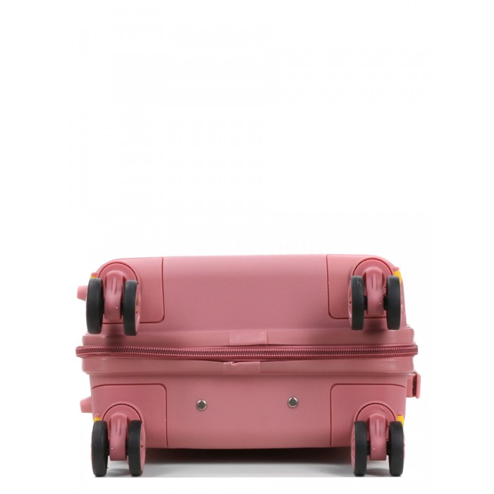 Валіза ручна поклажа XS поліпропілен рожева49х32х18/25л/2.6кг/Snowball, фото 6