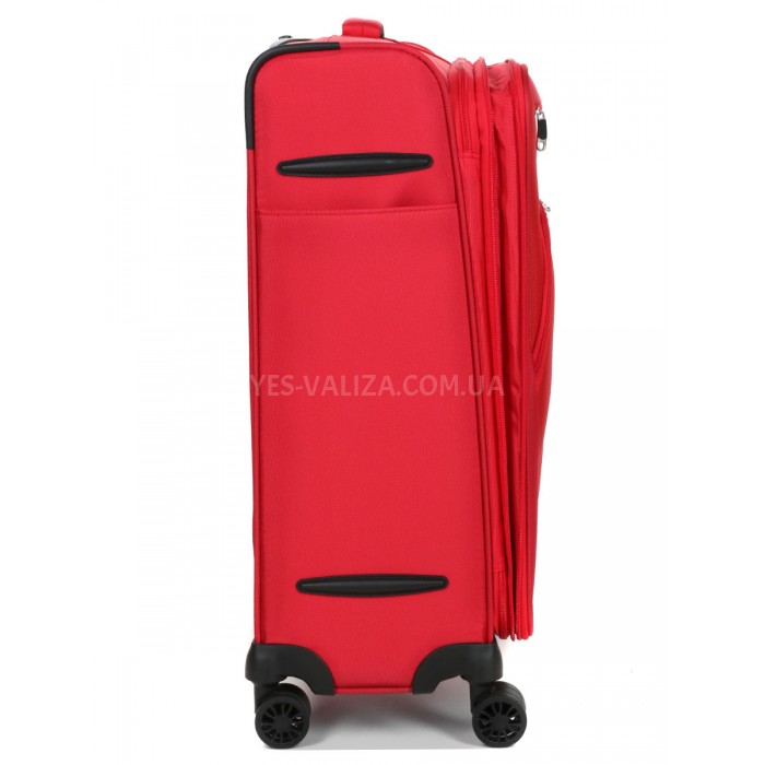 Чемодан средний M ткань красный 66х44х29(+5)см/77л/2.7кг/Airtex 6903, фото 7