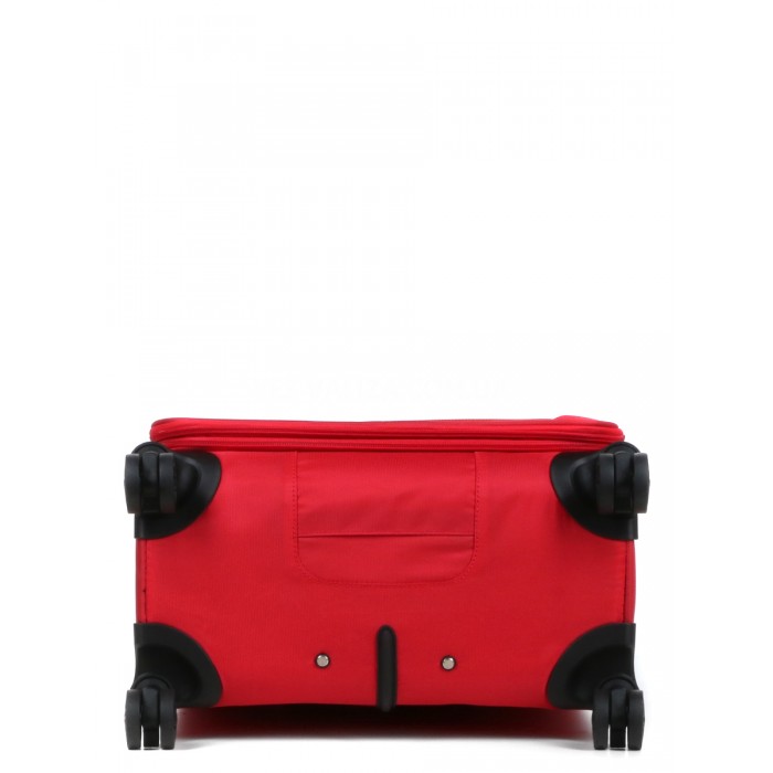 Чемодан средний M ткань красный 66х44х29(+5)см/77л/2.7кг/Airtex 6903, фото 10