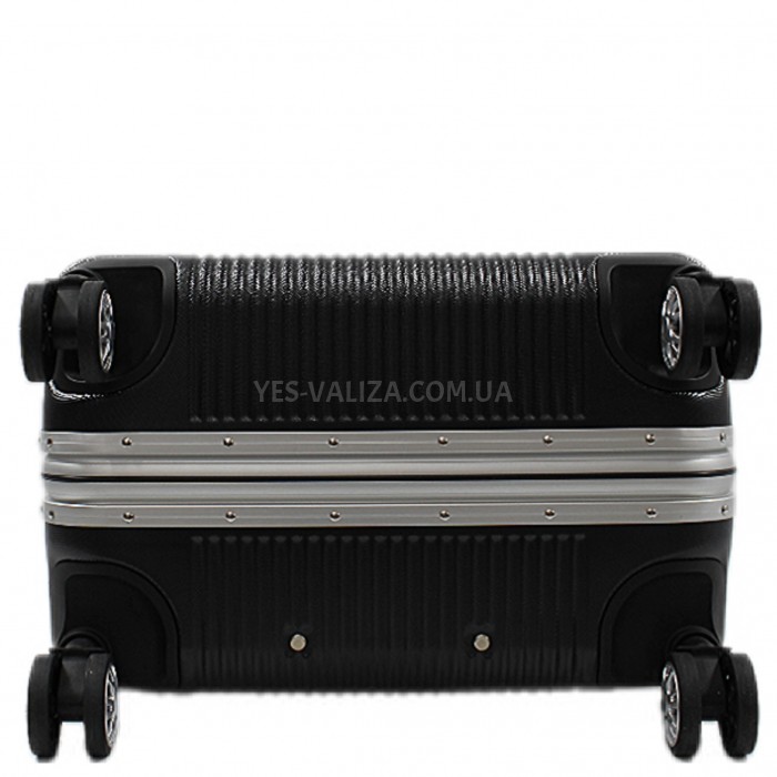 Валіза середня M поліпропілен чорна 68х47х28см/74л/4.5кг/Airtex 228, фото 7
