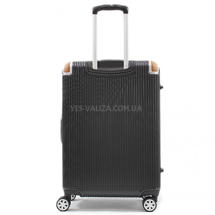 Валіза середня M поліпропілен чорна 68х47х28см/74л/4.5кг/Airtex 228, фото 3
