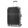 Валіза середня M поліпропілен чорна 68х47х28см/74л/4.5кг/Airtex 228, фото 11