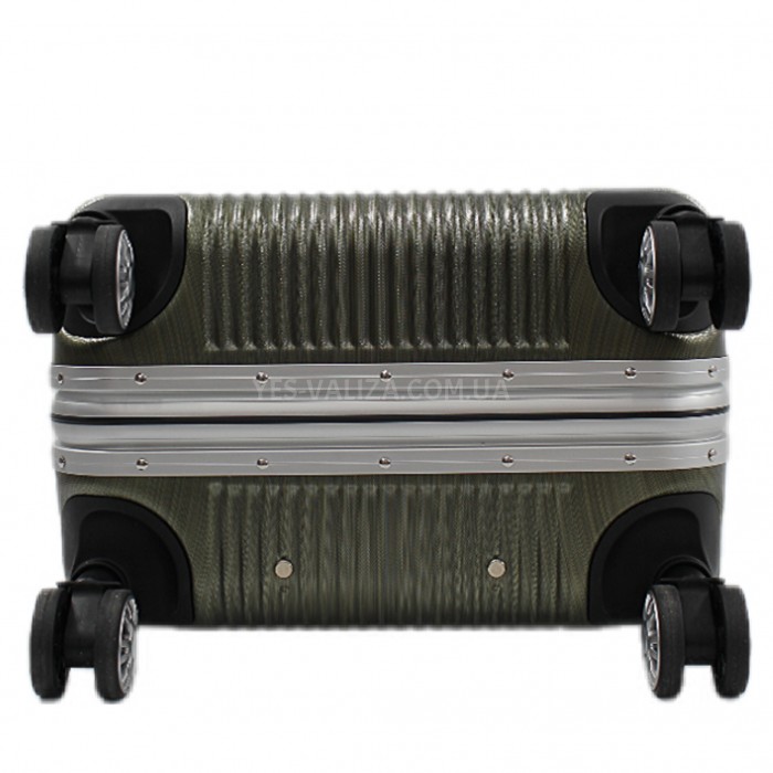 Валіза мала S полікарбонат оливка 58х40х24см/43л/3.7кг/Airtex 228, фото 7