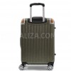 Чемодан малый S поликарбонат оливка 58х40х24см/43л/3.7кг/Airtex 228, фото 13