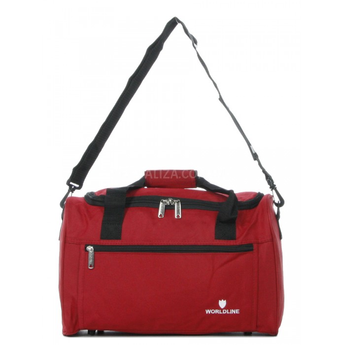 Сумка(ручная кладь) Франция красная 40х20х25см/18л/0.5кг/Worldline 847, фото 3