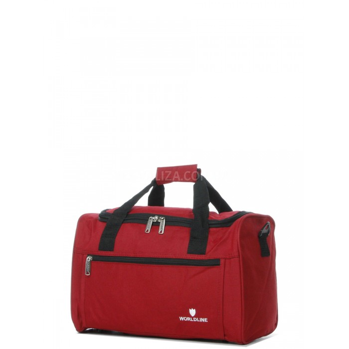 Сумка(ручная кладь) Франция красная 40х20х25см/18л/0.5кг/Worldline 847, фото 2