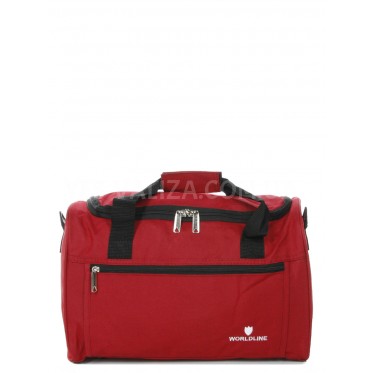 Сумка(ручна поклажа) Франція червона 40х20х25/18л/0.5кг/Worldline 847