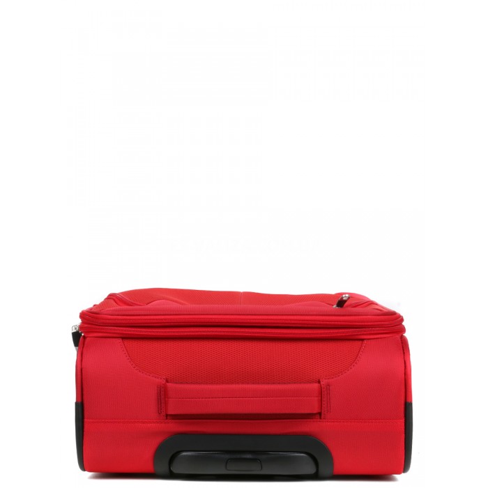 Чемодан ручная кладь S ткань красный 55х40х20+5/36л/2.4кг/Airtex 6903, фото 9