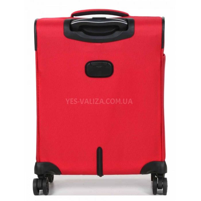 Чемодан ручная кладь S ткань красный 55х40х20+5/36л/2.4кг/Airtex 6903, фото 4