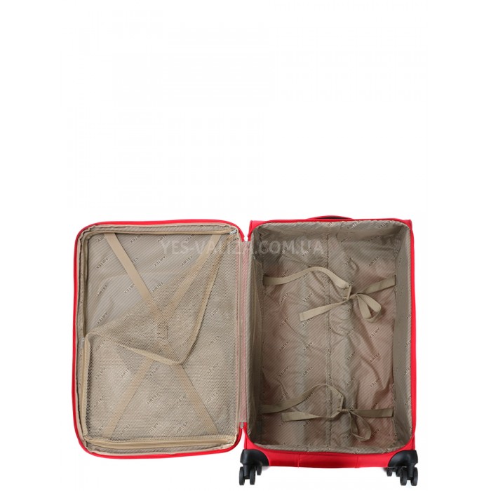 Набор чемоданов Франция (L M S-3шт) ткань красный/Airtex 6903, фото 10