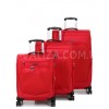 Набор чемоданов Франция (L M S-3шт) ткань красный/Airtex 6903, фото 11