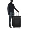 Чемодан средний M ткань чёрный 68х43х27(+5)см/68л/3.5кг/Airtex 832, фото 17