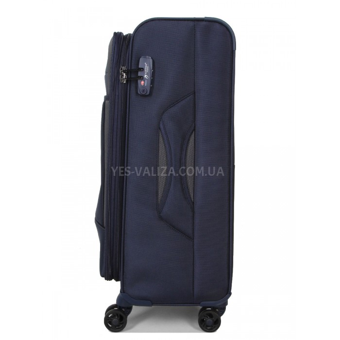 Валіза середня M тканина синя 68х43х27(+5)см/68л/3.5кг/Airtex 832, фото 5