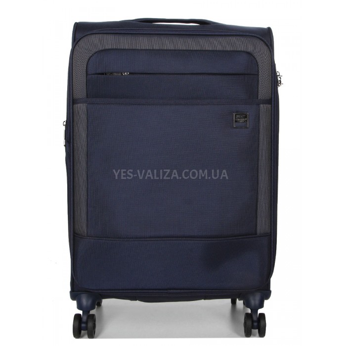 Чемодан средний M ткань синий 68х43х27(+5)см/68л/3.5кг/Airtex 832, фото 3