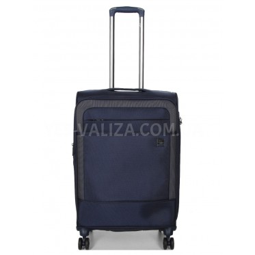 Валіза середня M тканина синя 68х43х27(+5)см/68л/3.5кг/Airtex 832