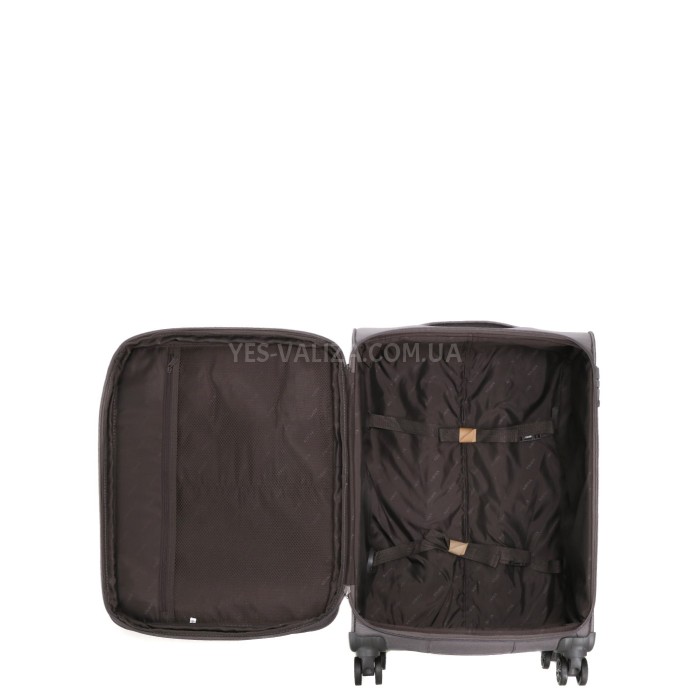 Валіза середня M тканина сіра 68х43х27(+5)см/68л/3.5кг/Airtex 832, фото 9