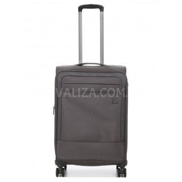 Валіза середня M тканина сіра 68х43х27(+5)см/68л/3.5кг/Airtex 832