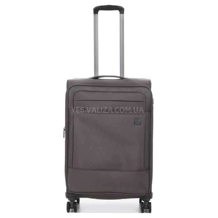 Чемодан средний M ткань серый 68х43х27(+5)см/68л/3.5кг/Airtex 832, фото 1