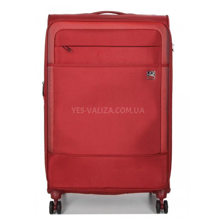 Чемодан средний M ткань красный 68х43х27(+5)см/68л/3.5кг/Airtex 832, фото 3