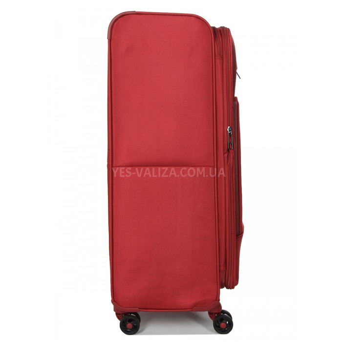 Чемодан средний M ткань красный 68х43х27(+5)см/68л/3.5кг/Airtex 832, фото 6