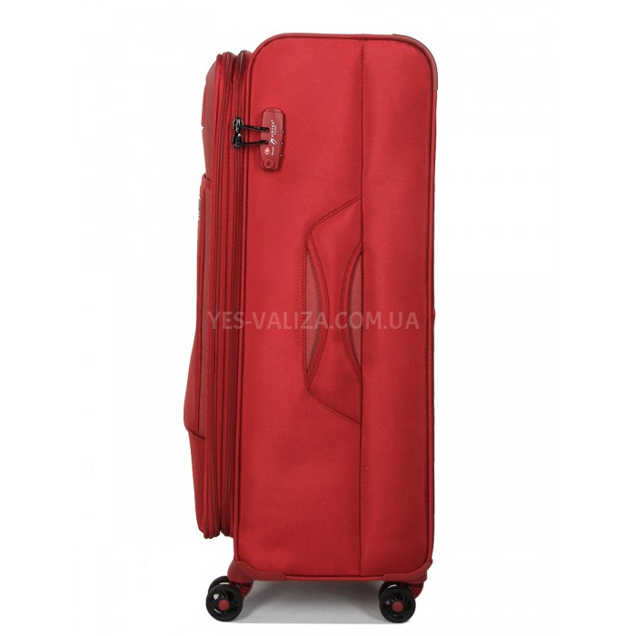 Валіза середня M тканина червона 68х43х27(+5)см/68л/3.5кг/Airtex 832, фото 5