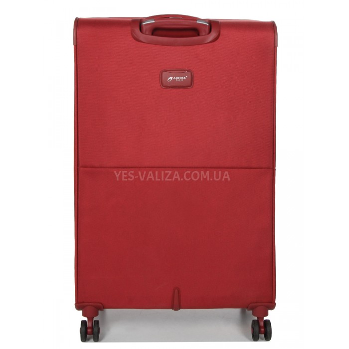 Валіза середня M тканина червона 68х43х27(+5)см/68л/3.5кг/Airtex 832, фото 4
