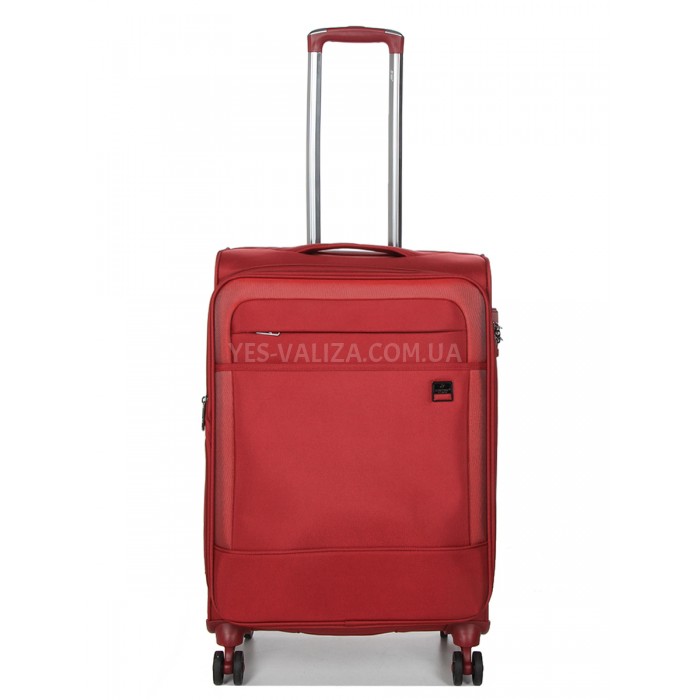 Валіза середня M тканина червона 68х43х27(+5)см/68л/3.5кг/Airtex 832, фото 1