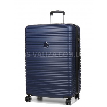 Валіза Франція велика L синя 75х52х31(+5)см/115л/4.3кг/Worldline 805