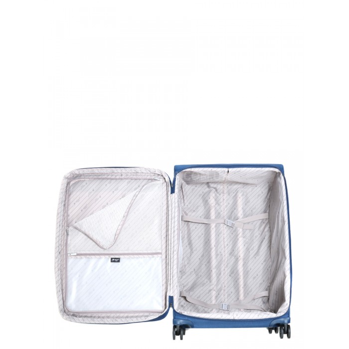 Чемодан средний M ткань синий 65х43х27(+5)см/73л/3.5кг/Airtex 829, фото 9