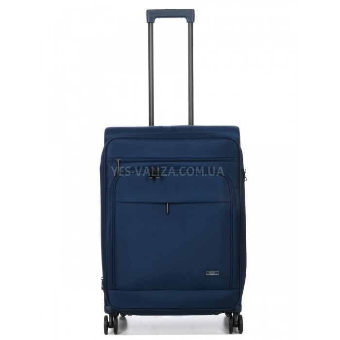 Валіза середня M тканина синя 65х43х27(+5)см/73л/3.5кг/Airtex 829, фото 1