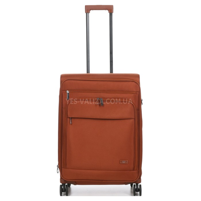 Чемодан средний M ткань оранж 65х43х27(+5)см/73л/3.5кг/Airtex 829, фото 1