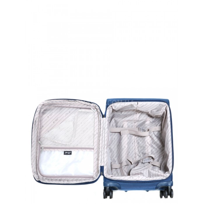 Чемодан ручная кладь S ткань синий 55x37x22+5см/39л/3кг/Airtex 829, фото 10