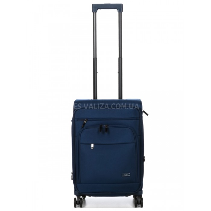 Чемодан ручная кладь S ткань синий 55x37x22+5см/39л/3кг/Airtex 829, фото 1