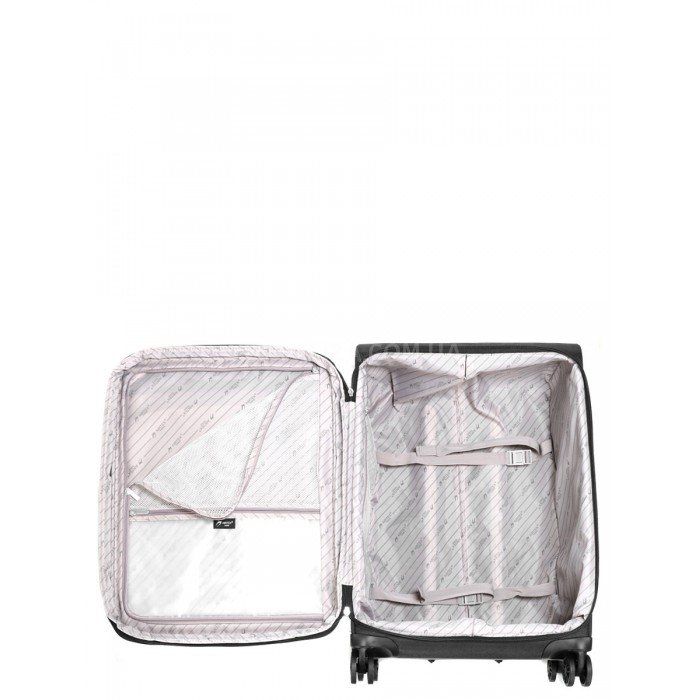 Чемодан ручная кладь S ткань чёрный 55x37x22+5см/39л/3кг/Airtex 829, фото 10