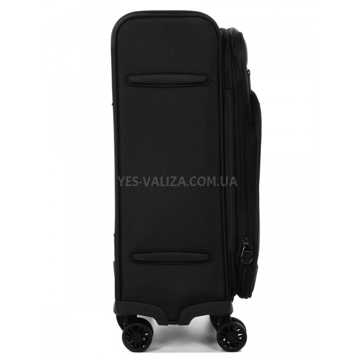 Чемодан ручная кладь S ткань чёрный 55x37x22+5см/39л/3кг/Airtex 829, фото 6