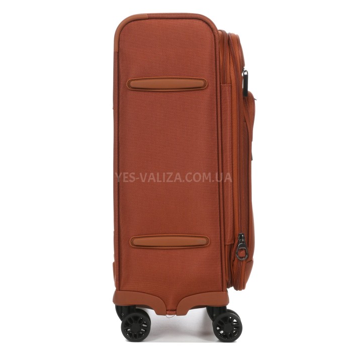 Чемодан ручная кладь S ткань оранж 55x37x22+5см/39л/3кг/Airtex 829, фото 8