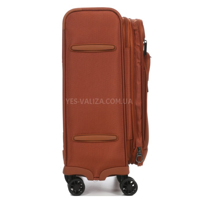 Чемодан ручная кладь S ткань оранж 55x37x22+5см/39л/3кг/Airtex 829, фото 9