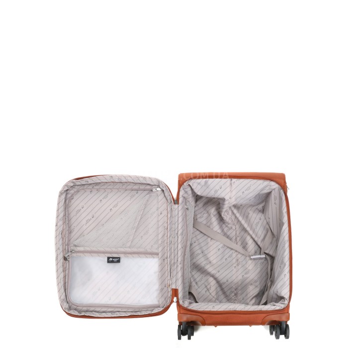 Чемодан ручная кладь S ткань оранж 55x37x22+5см/39л/3кг/Airtex 829, фото 13