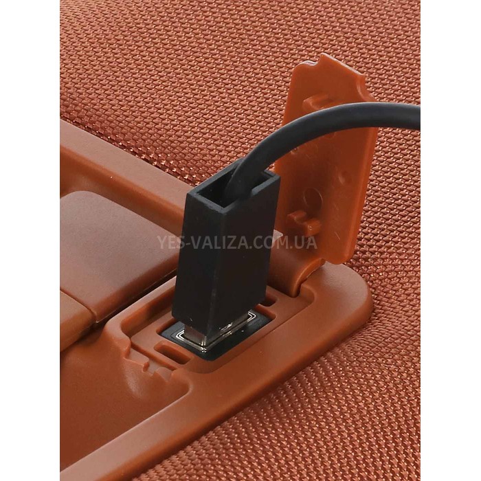 Чемодан ручная кладь S ткань оранж 55x37x22+5см/39л/3кг/Airtex 829, фото 10